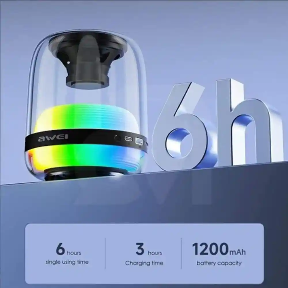 Awei y386 rgb light portable bluetooth speaker price in Bangladesh