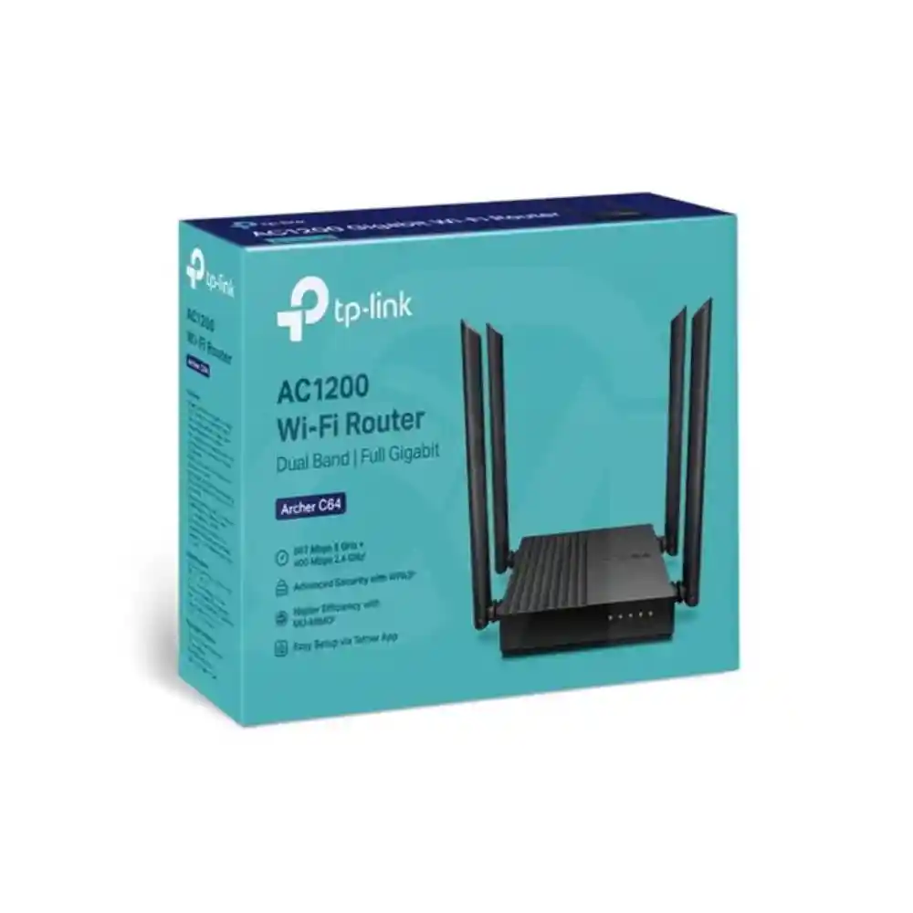 tp-link archer c64 router black