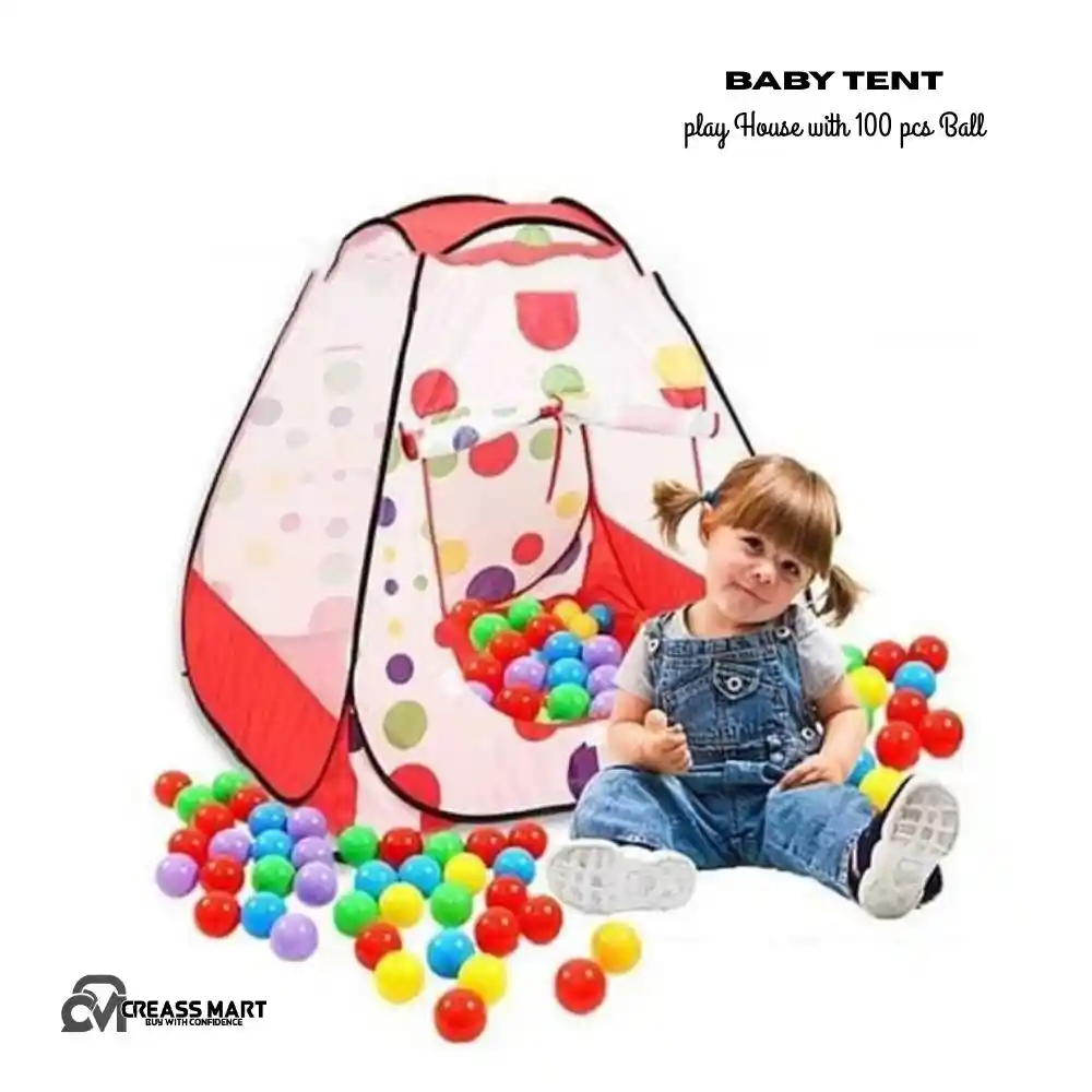 Baby Tent play House with 100 pcs Ball
