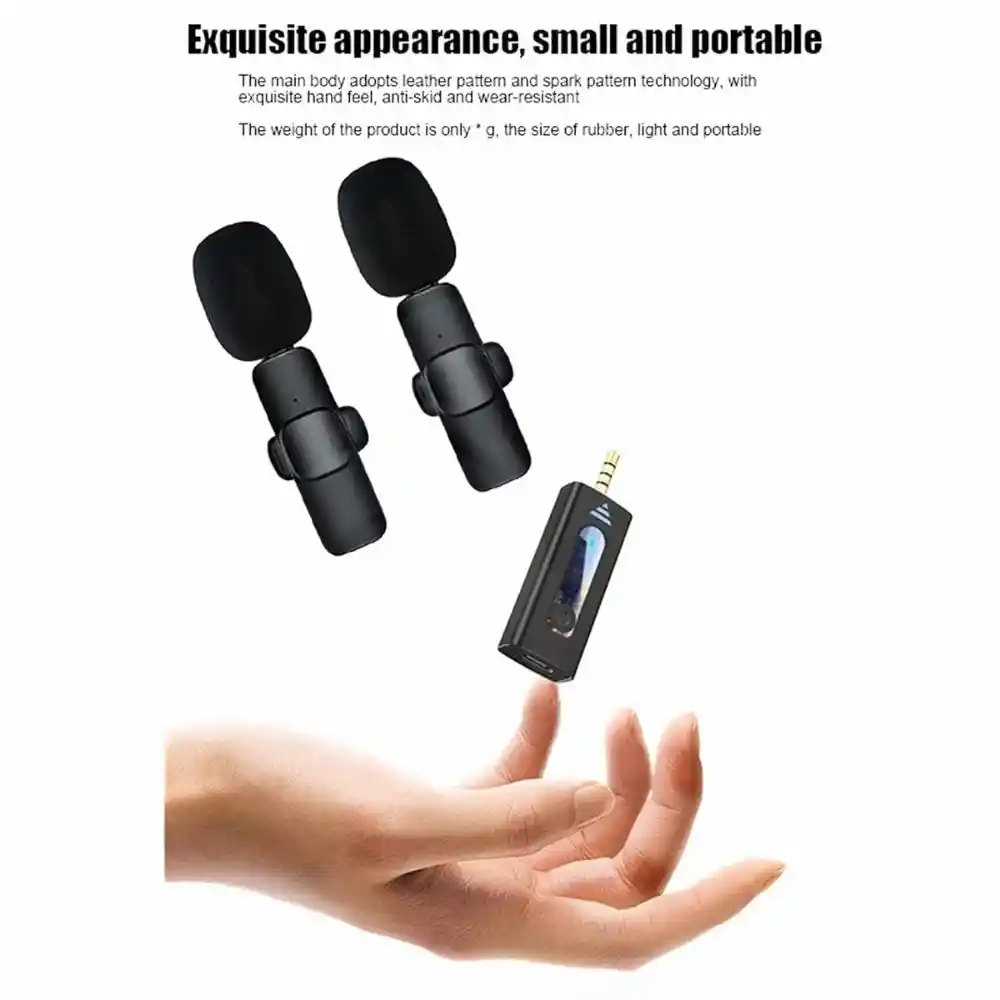 K35 Dual Wireless Microphone