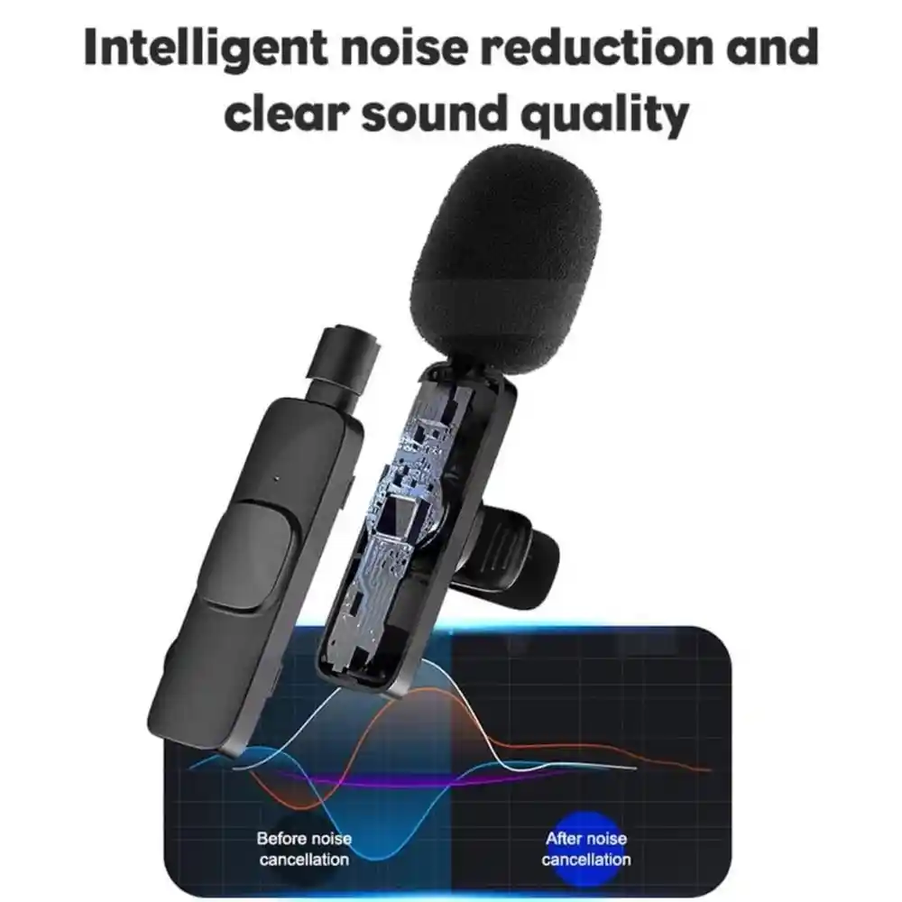 K35 Dual Wireless Microphone