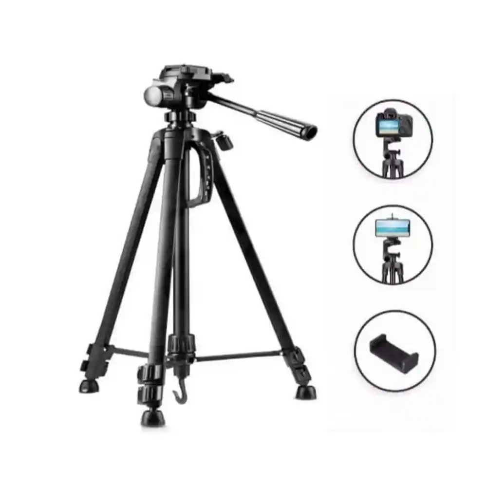 Tripod 380A for Camera Stand With Phone Holder