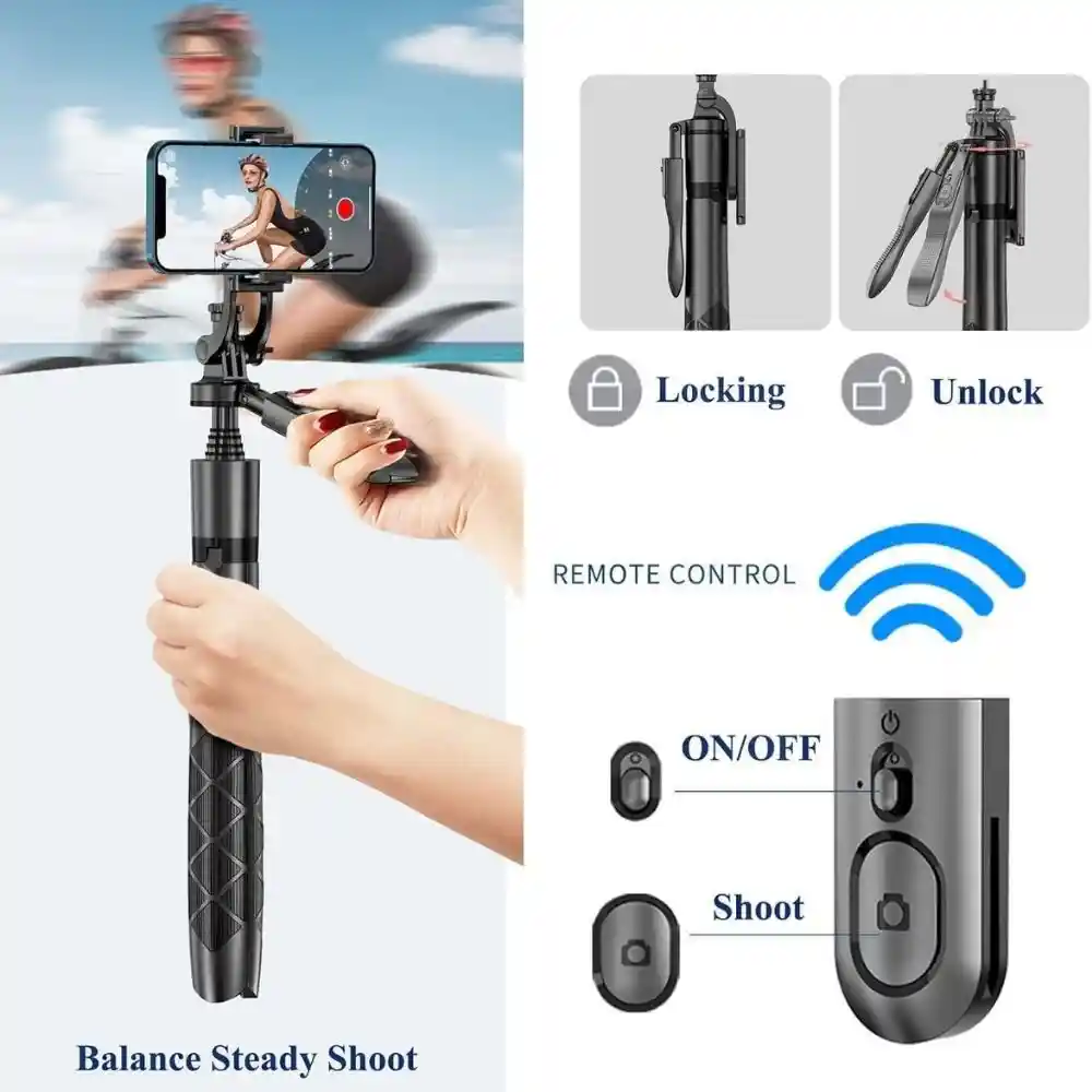 K-28 Selfie Stick Tripod with Remote