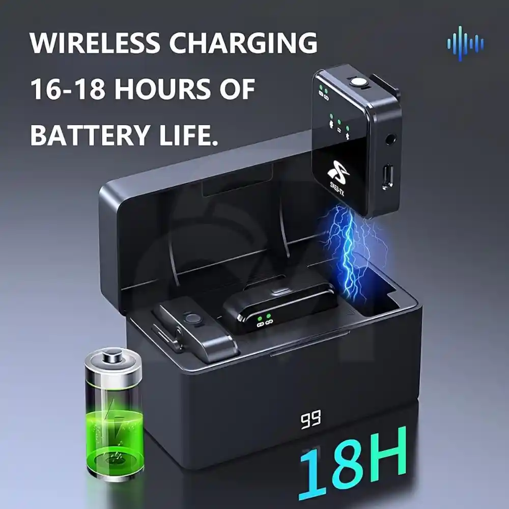 SX63 Wireless Microphone with Charging Case
