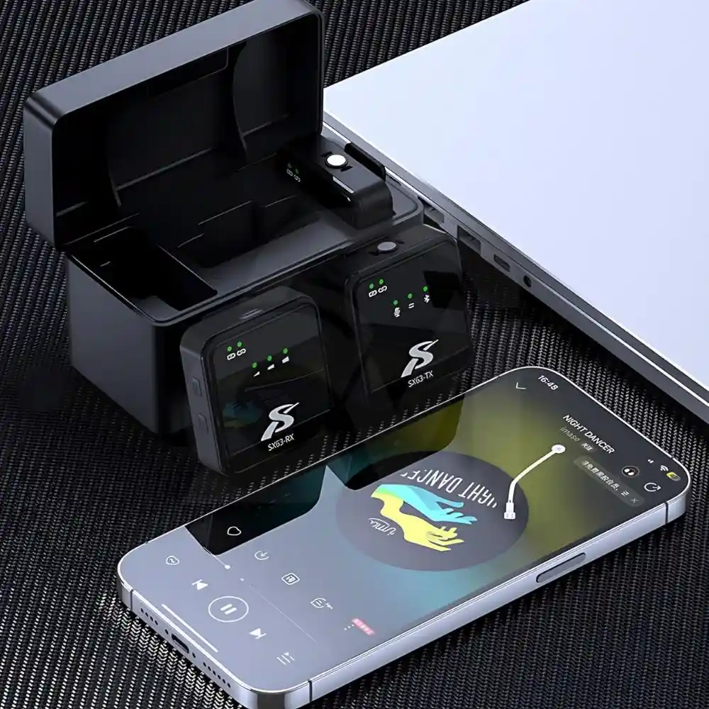 SX63 Wireless Microphone with Charging Case