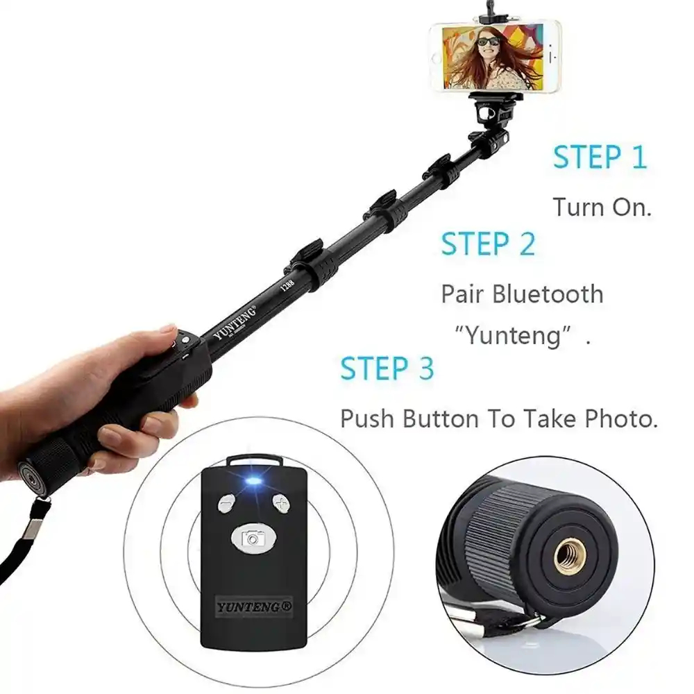 Yunteng YT 1288 Bluetooth Selfie Stick