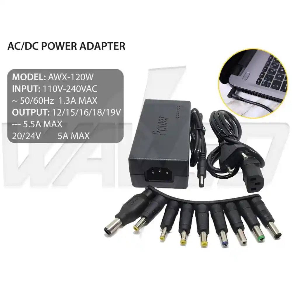 Laptop Charger Multi-Port AC Adapter Universal Laptop Charger