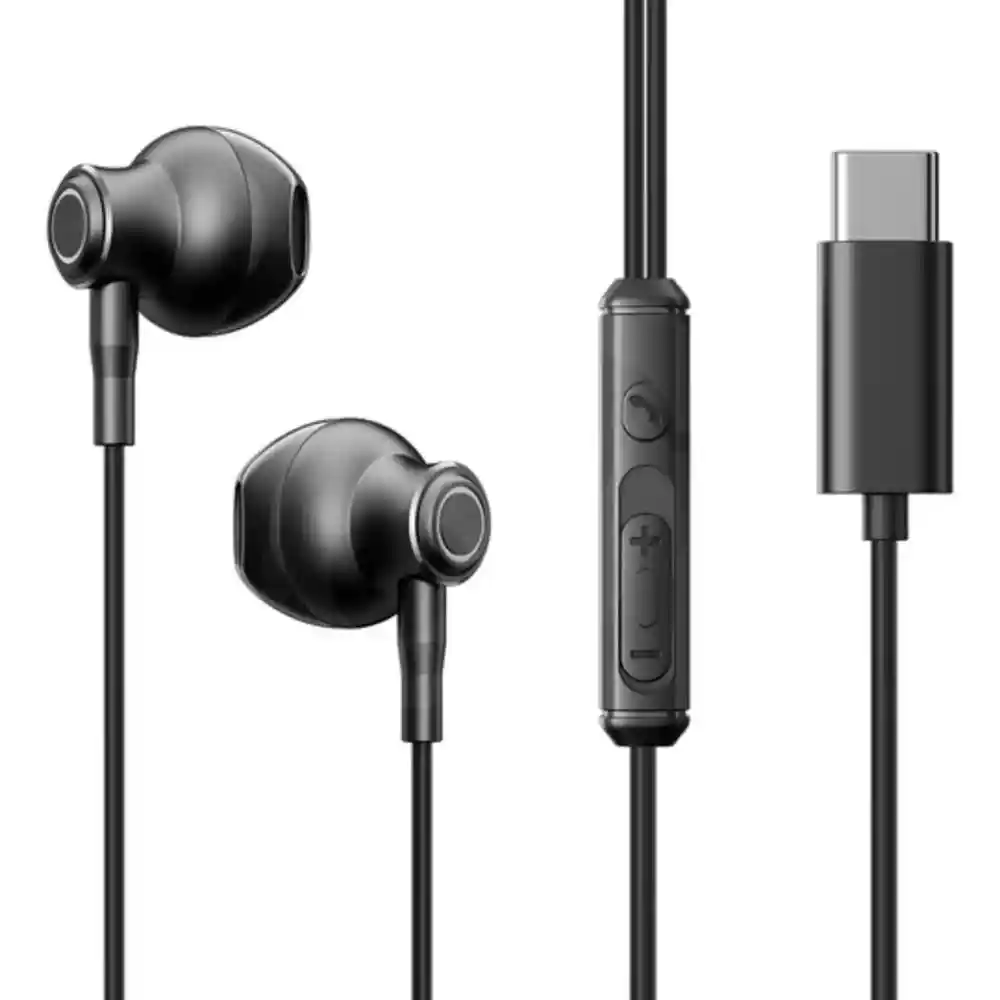 JR-EC07 TYPE-C Series Half In-Ear Wired Earphones 