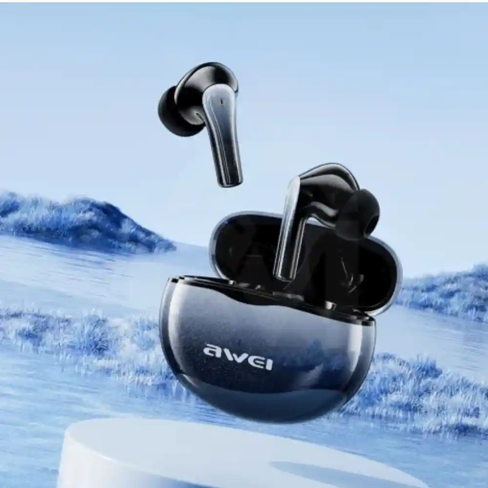 Awei T62 4 Mic ENC Earphones Bluetooth 5.3 Earbuds 