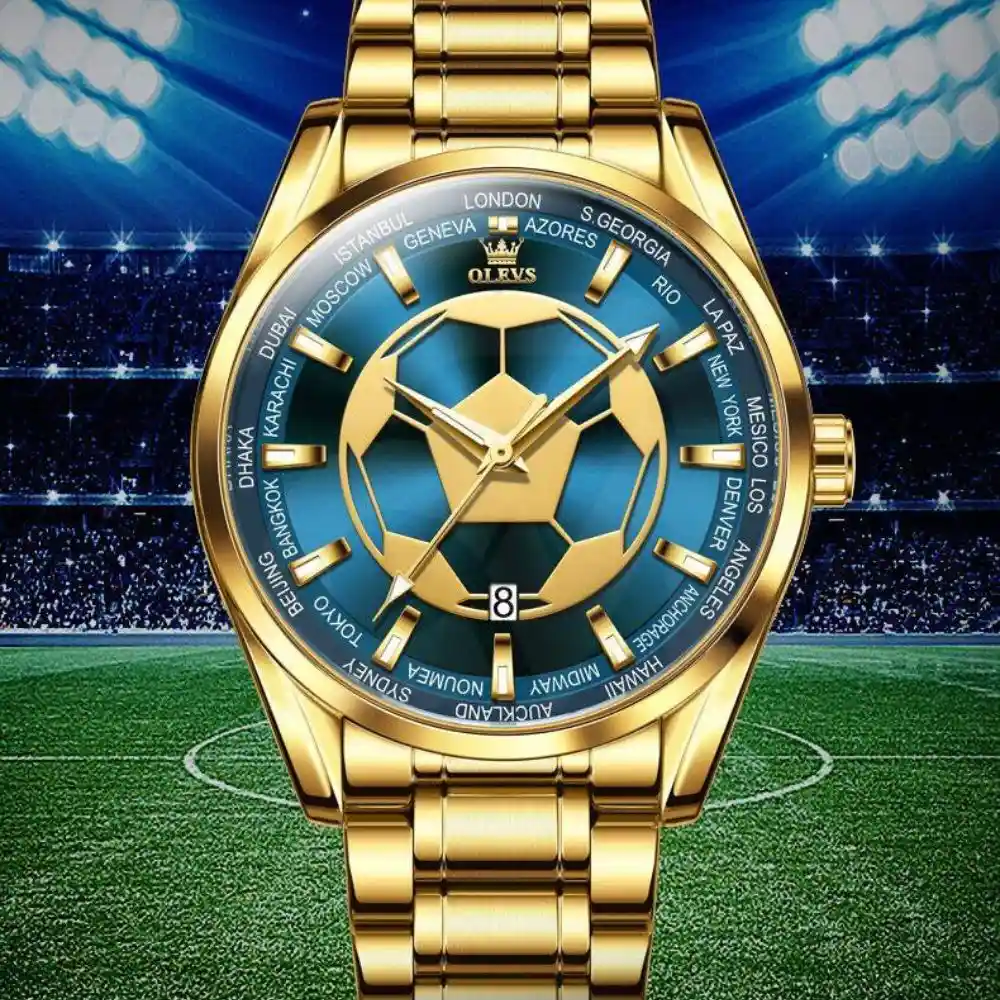 Olevs 9949 Football Dial Men Watch