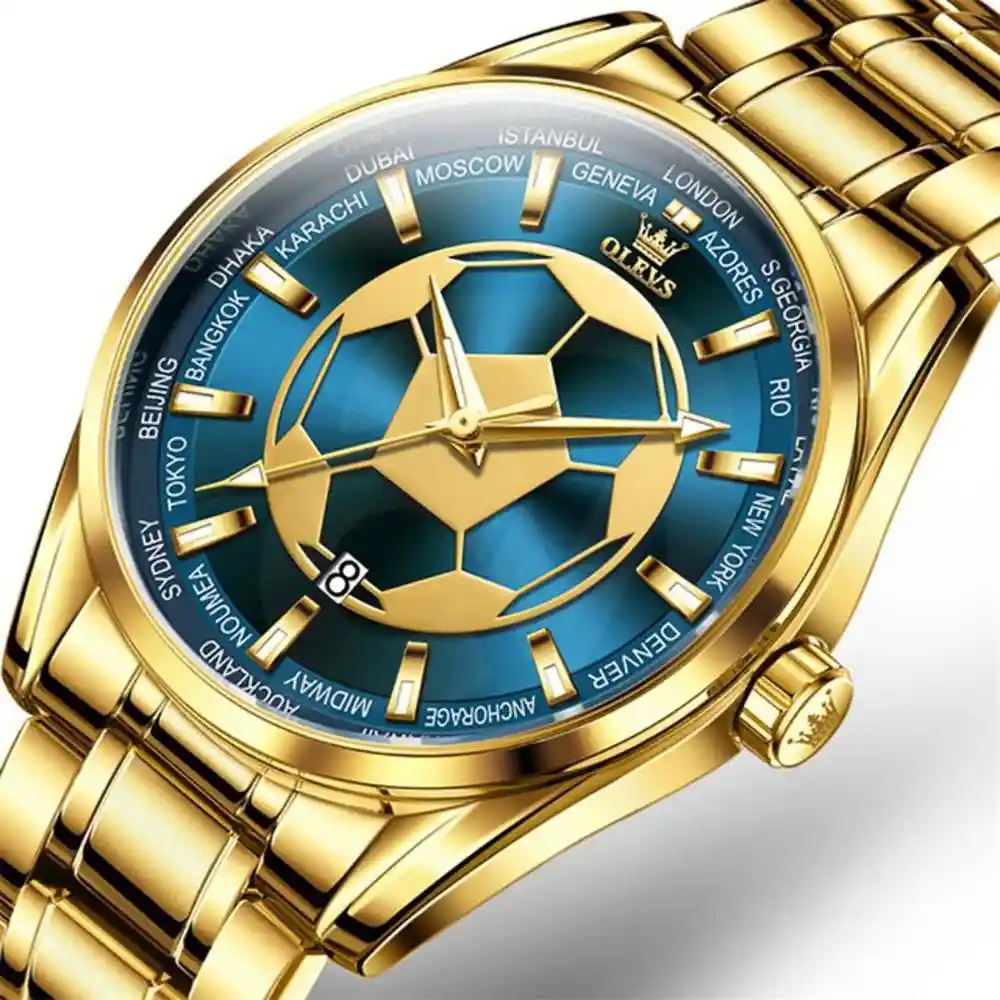 Olevs 9949 Football Dial Men Watch