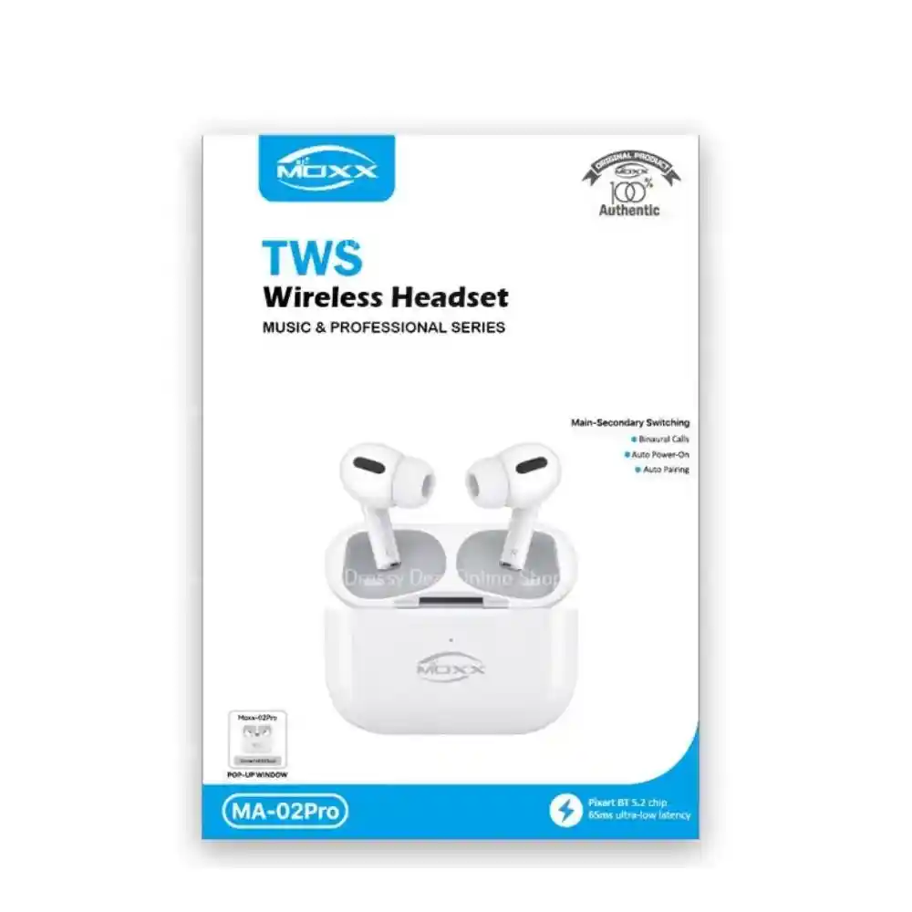 MOXX MA-02pro Wireless Headset Earbuds Bangladesh