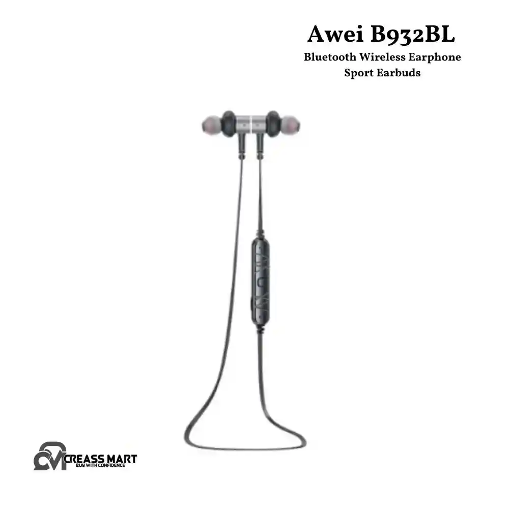 Awei B932BL Bluetooth Wireless Earphone Sport Earbuds