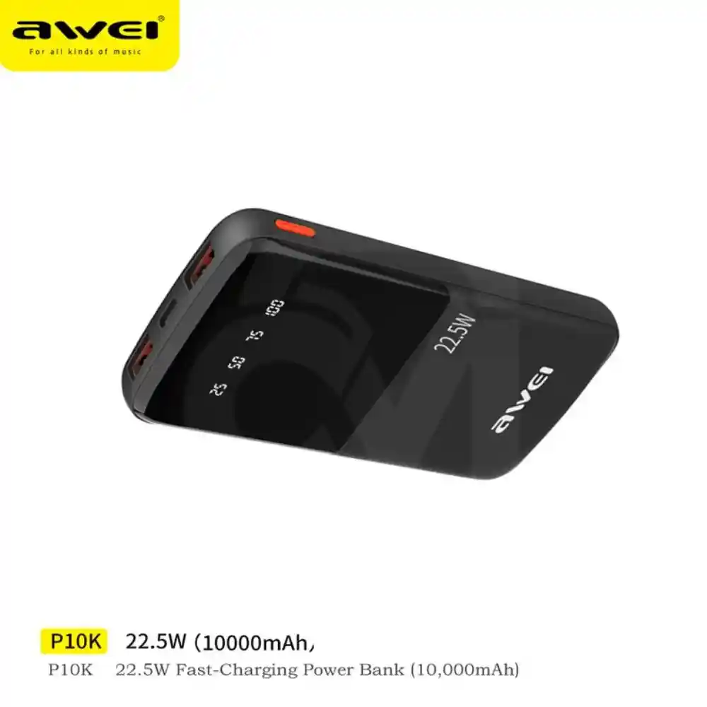 Awei PD 22.5W Fast Charging Power Bank BD