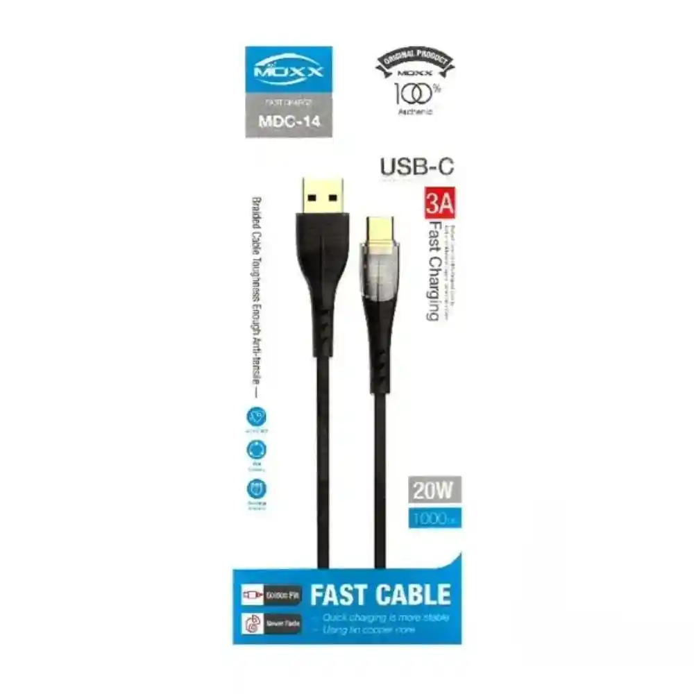 MOXX MDC-14 USB to Type C 20W cable price in Bangladesh