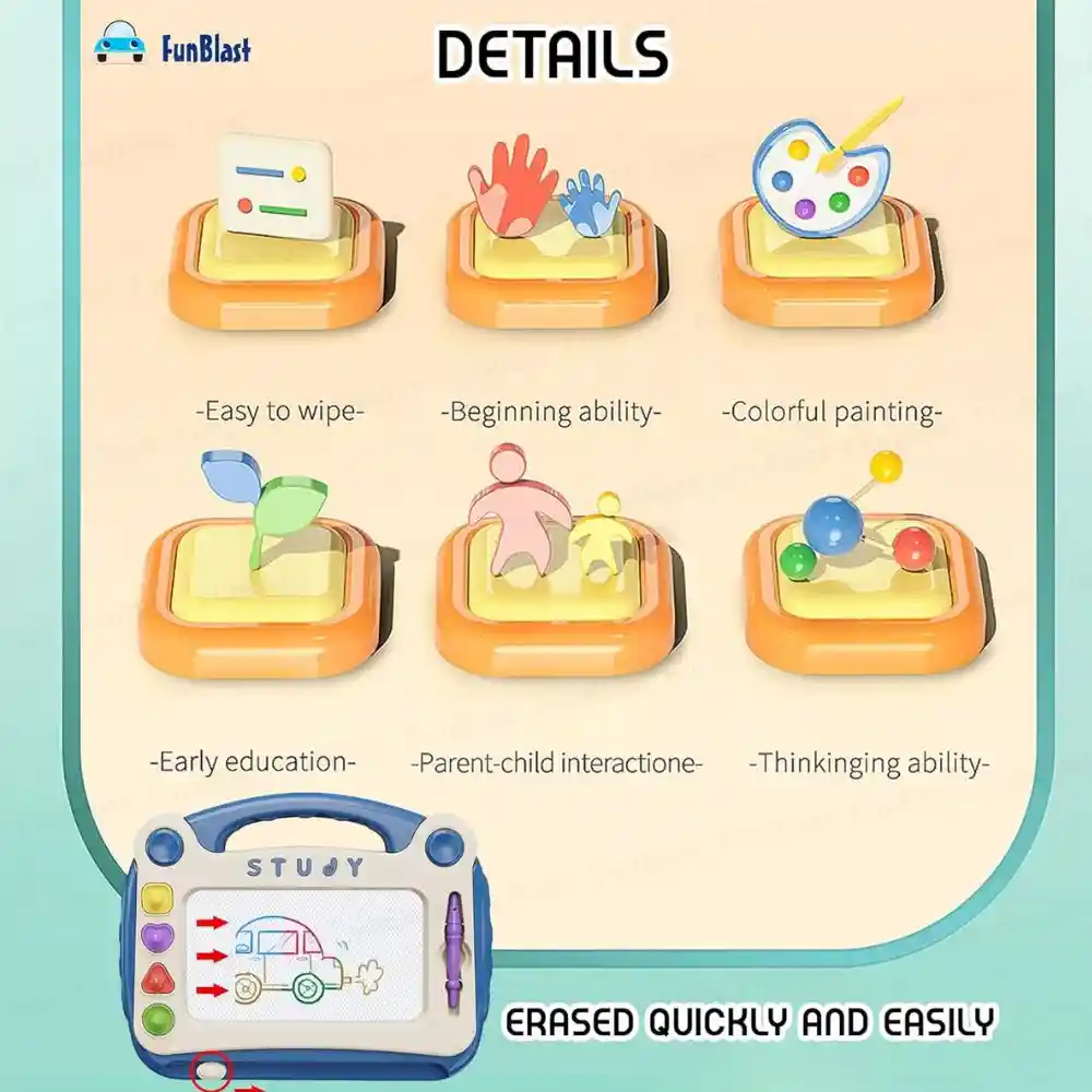 Magnetic Baby Drawing & Doodle Board For Kids