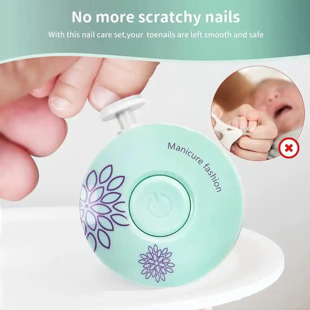 Electric Baby Nail Trimmer & File (Quiet Safe Version)
