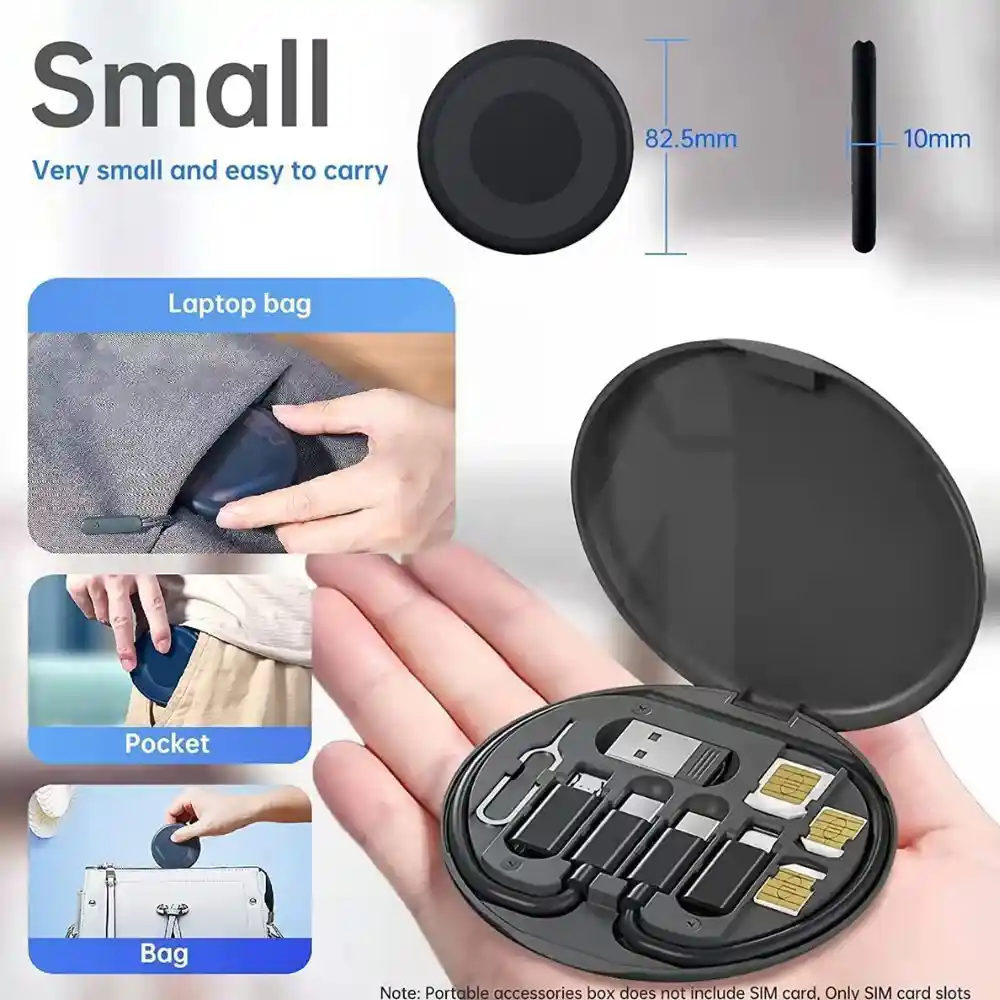 Multi-Compartment Cable Organizer Features