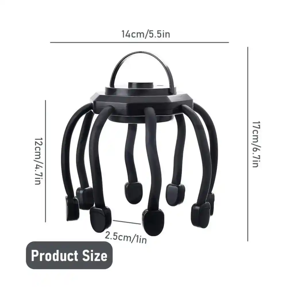 HEGRUS-Electric-Octopus-Claw Scalp-Body-Massager - 3-Mode-Vibration