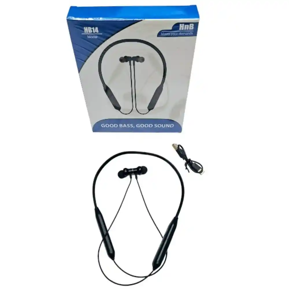 HnB HB14 neck mounted Bluetooth Earphone