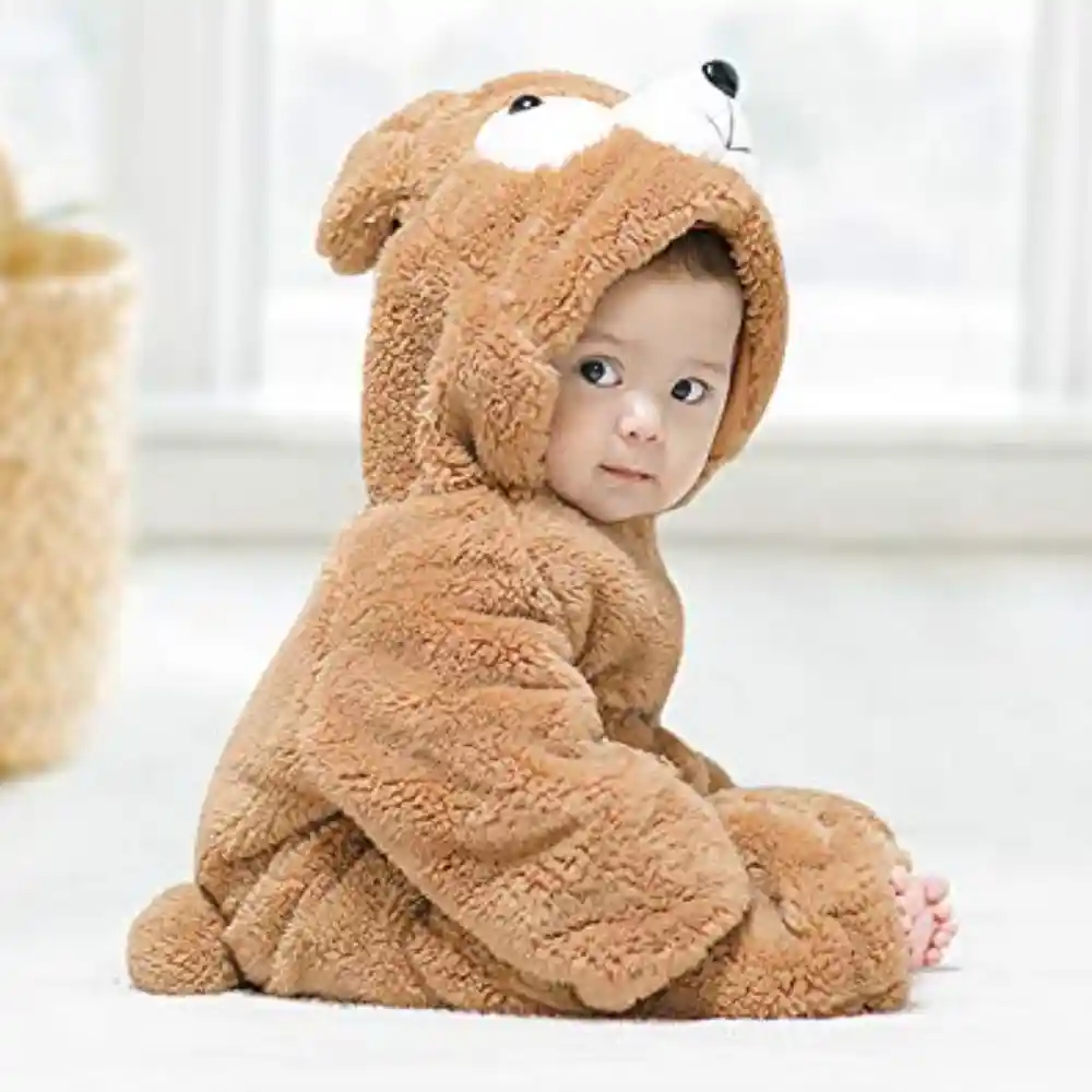 Baby-Children's-Jumpsuit-Hooded-Long-Sleeve-6-Month