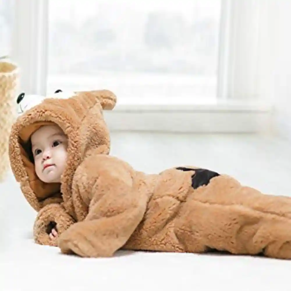 Baby-Children's-Jumpsuit-Hooded-Long-Sleeve-6-Month
