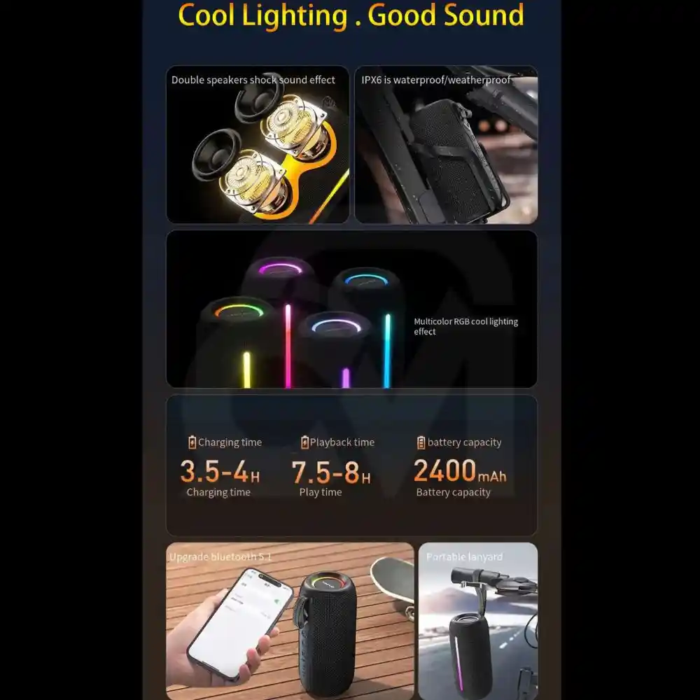 Awei Y788 LED Soundbar Speaker BD