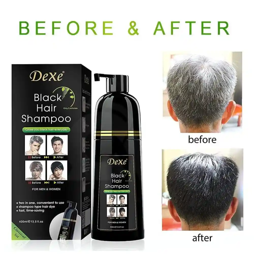 Dexe Black Hair Shampoo 400 Ml