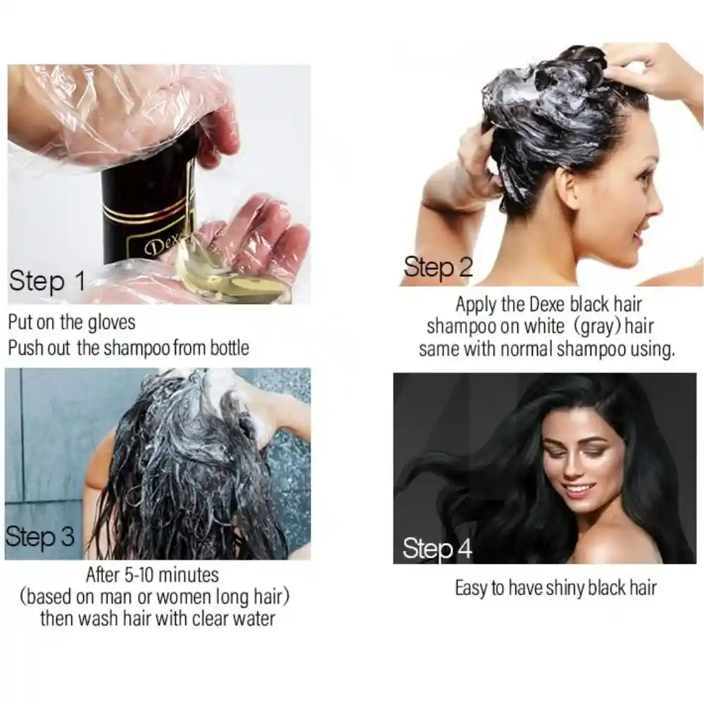 dexe black hair shampoo side effectsu200b