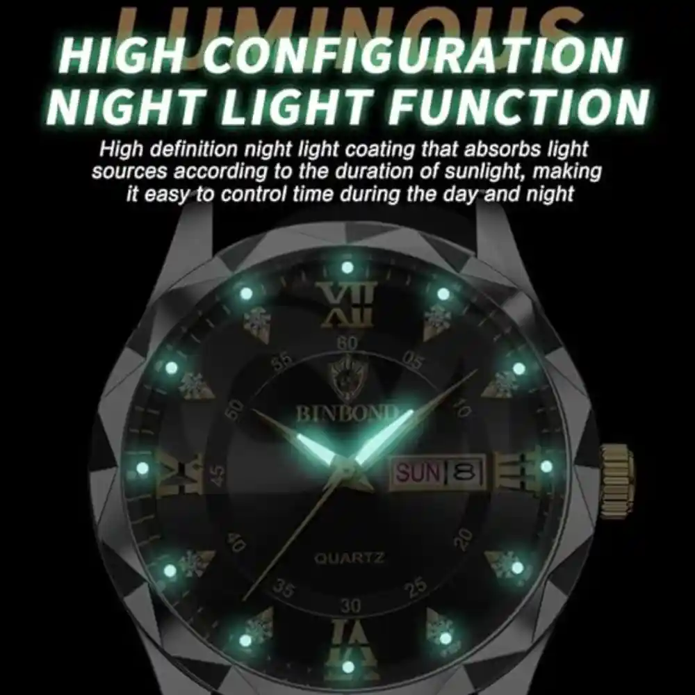 BINBOND Quartz Men Wristwatch