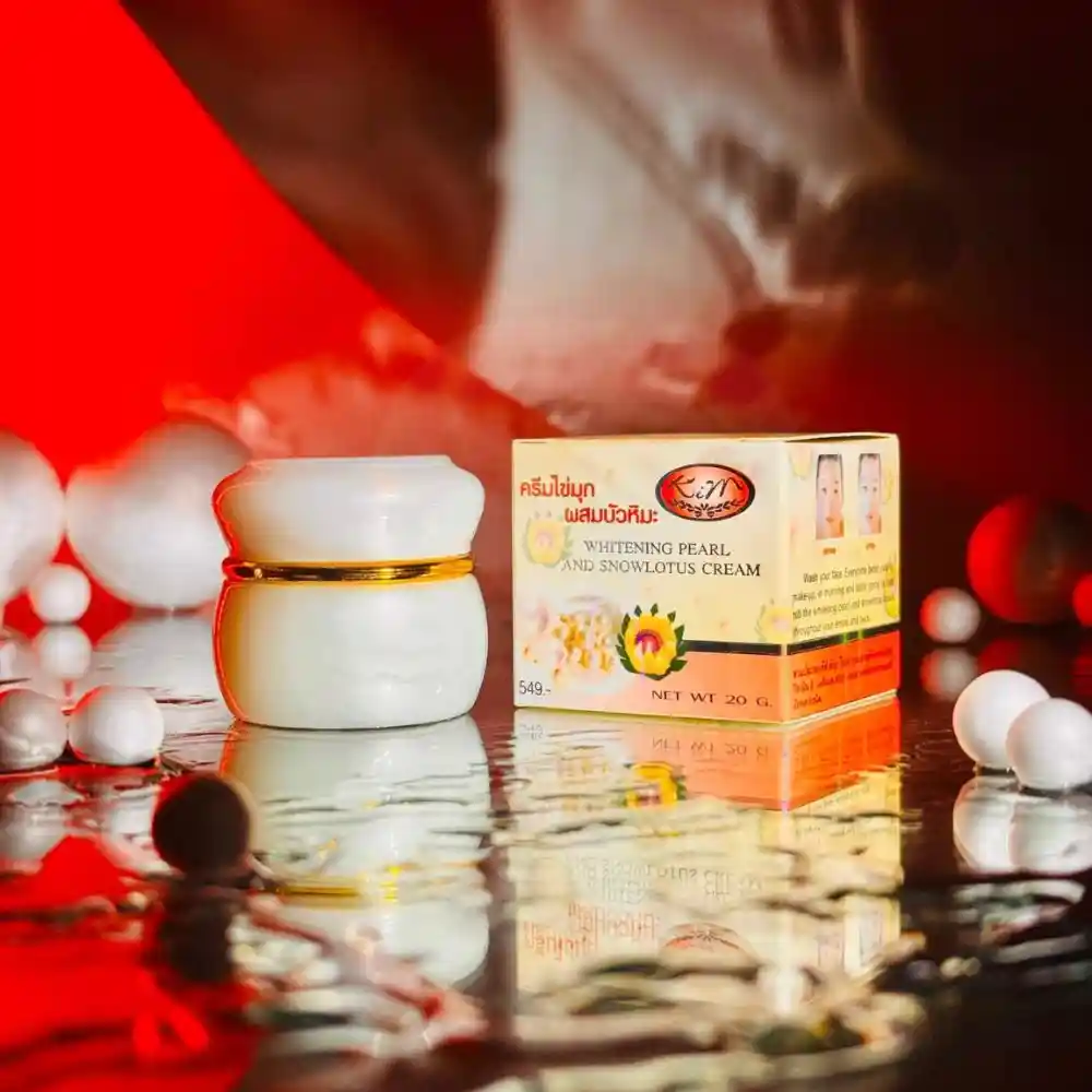 kim whitening pearl and snowlotus cream review