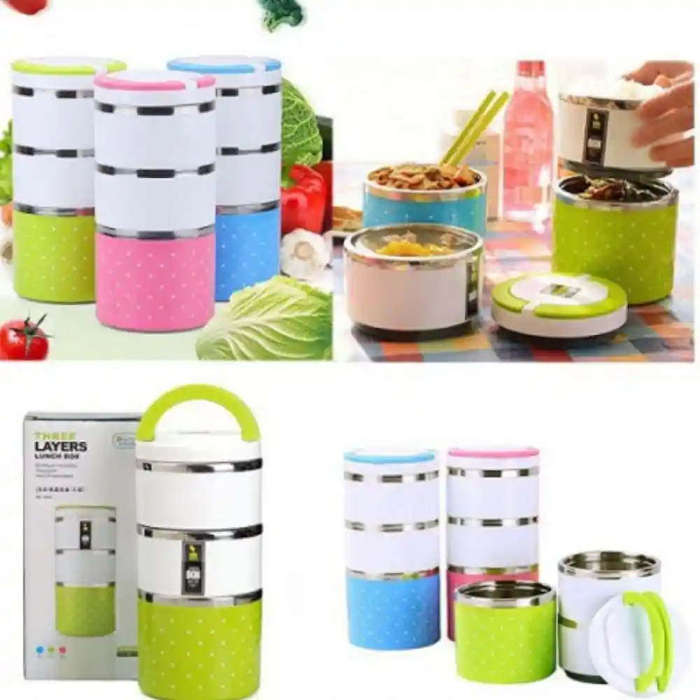 3 Layer Hotpot SS Lunch Box