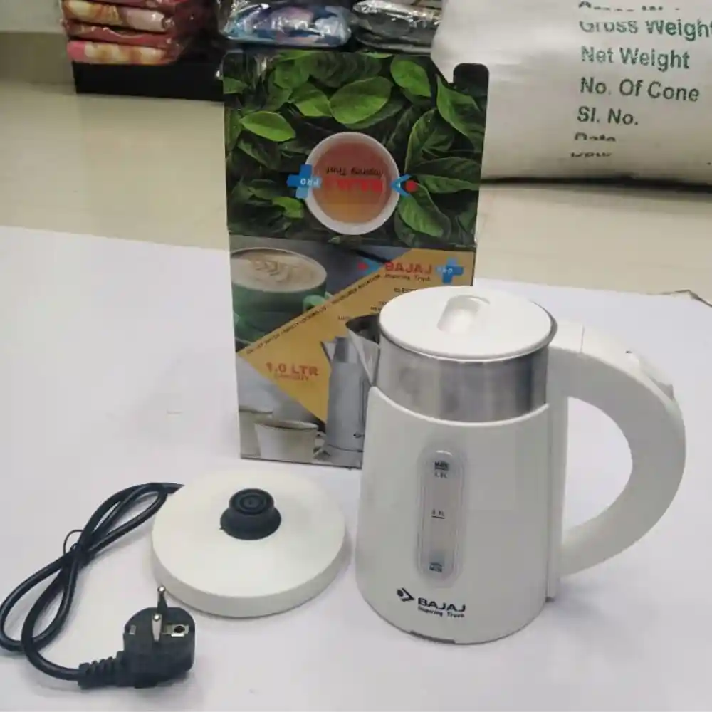 bajaj majesty new 1 litre cordless kettle white price in bangladesh