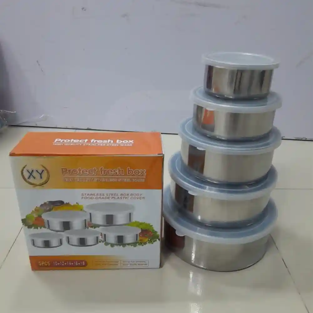 stainless steel protect fresh box 5 pcs price in bangladesh