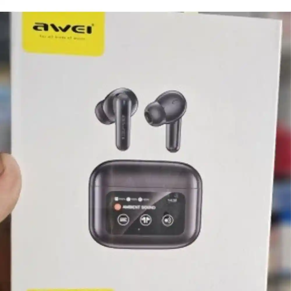 AWEI-T56-ANC-Smart-Display-Earbuds