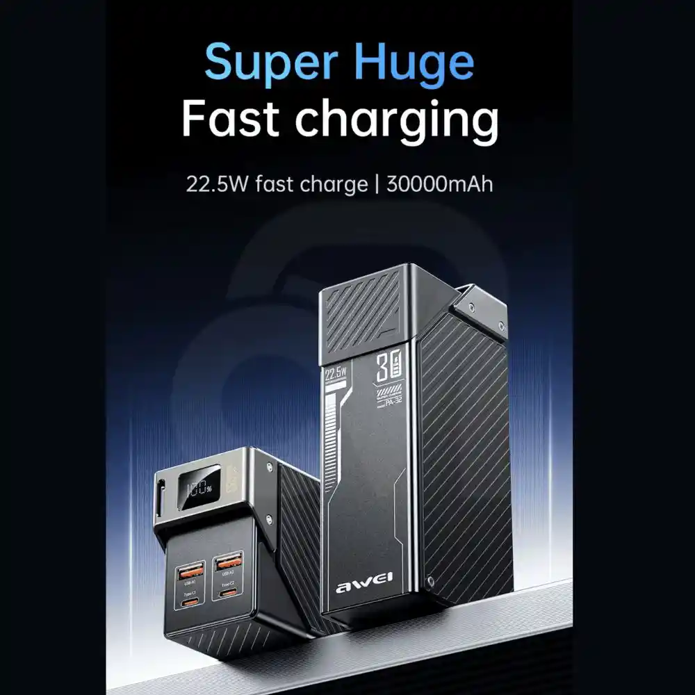 Awei PA-32 30000mAh Power Bank Price in Bangladesh