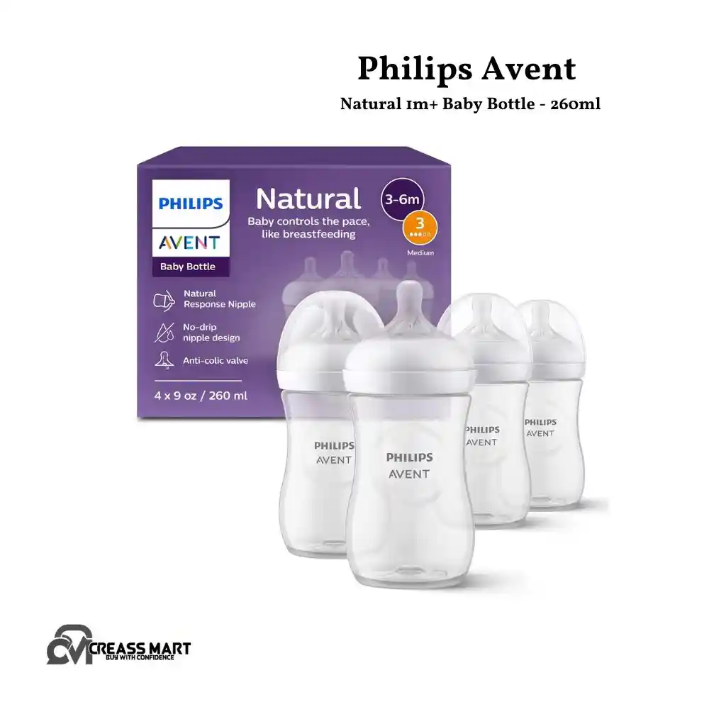 Philips-Avent-Natural-1m-Baby-Bottle-260ml