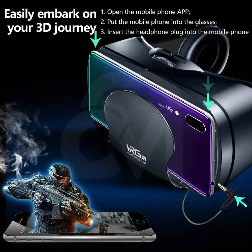 VRG Pro 3D VR Headset