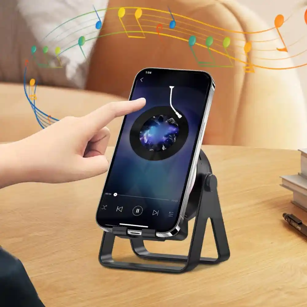 ZF18 Sensor Speaker & Mobile Stand with RGB Light