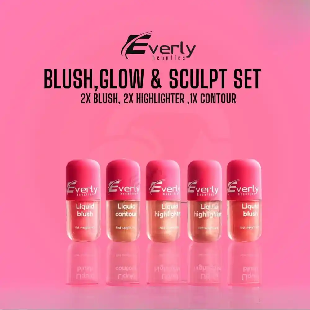 Everly Glam Perfection 3 in 1 liquid Blush Set Price In Bangladesh