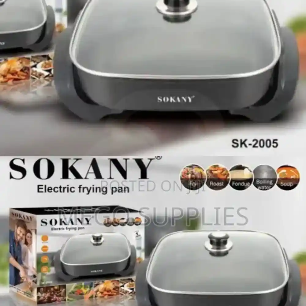Sokany 1500W Electric Non-Stick Frying Pan Price in Bangladesh