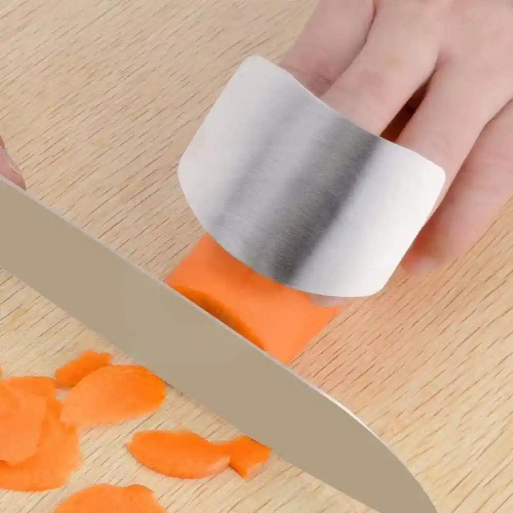 2 Pcs Stainless Steel Finger Guard