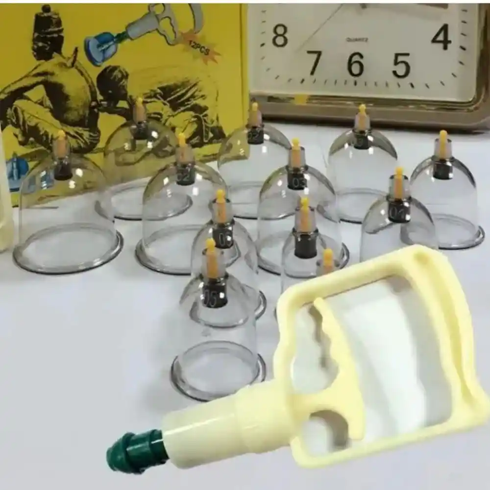 Vacuum Hijama Cupping Set 12 Pcs Price in Bangladesh