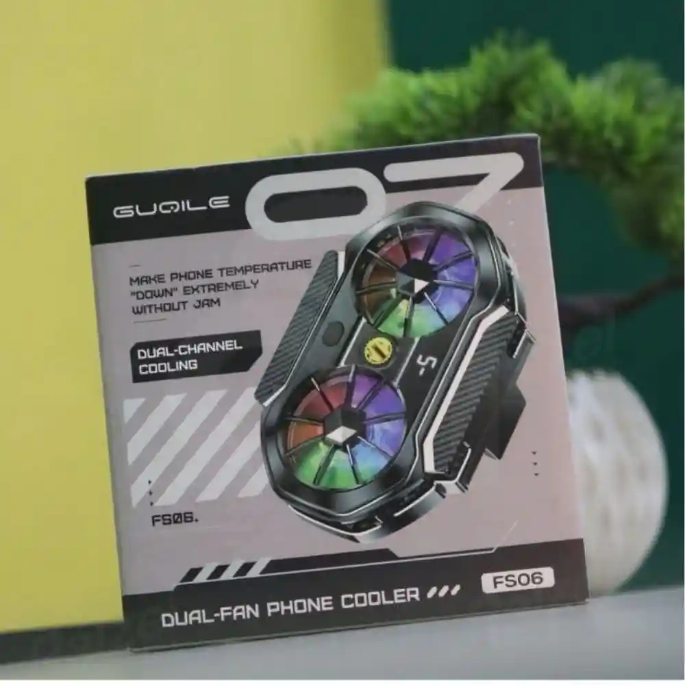 Guqile-FS06-Dual-Fan-Phone-Cooler