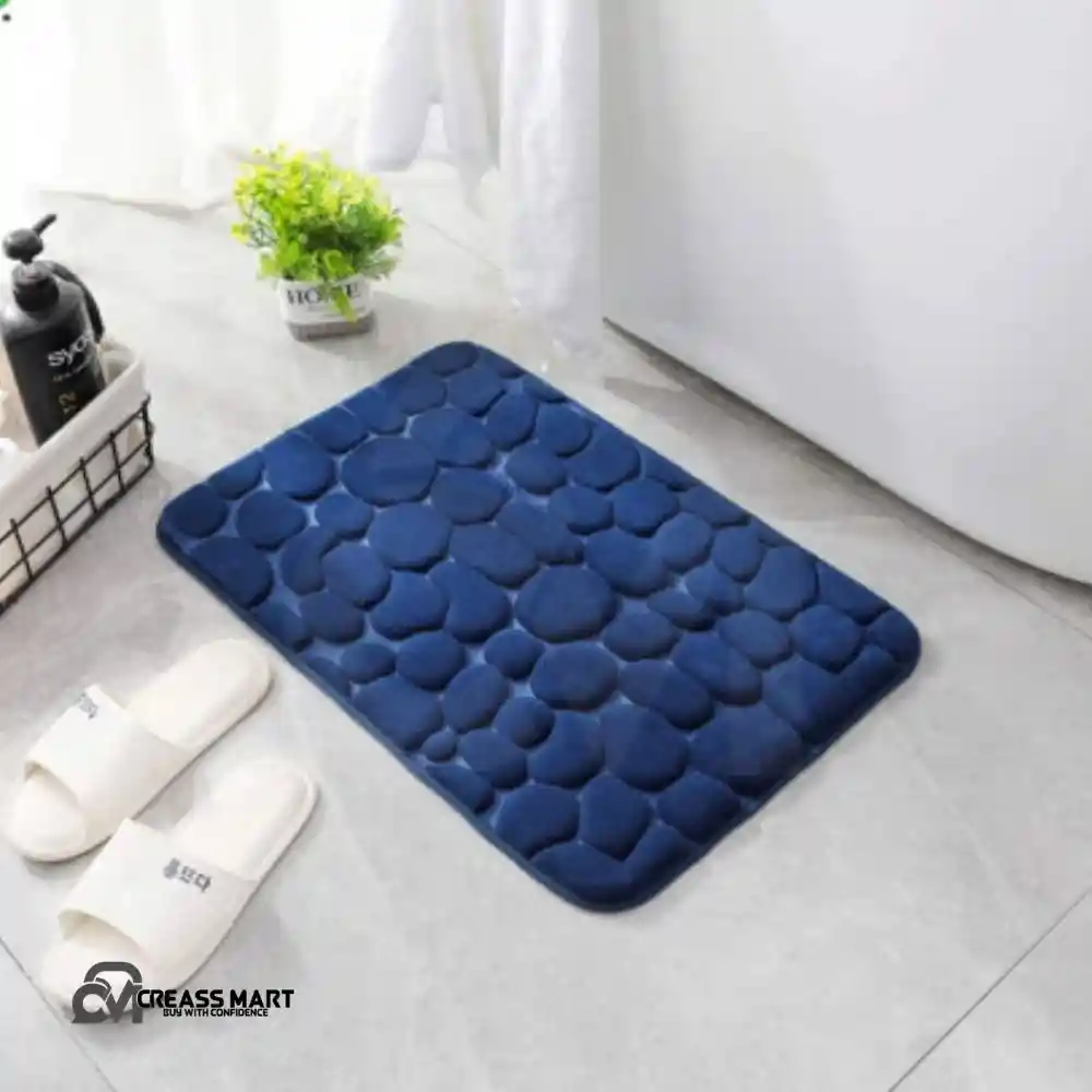 3D Cobblestone Absorbent Bathroom Mat