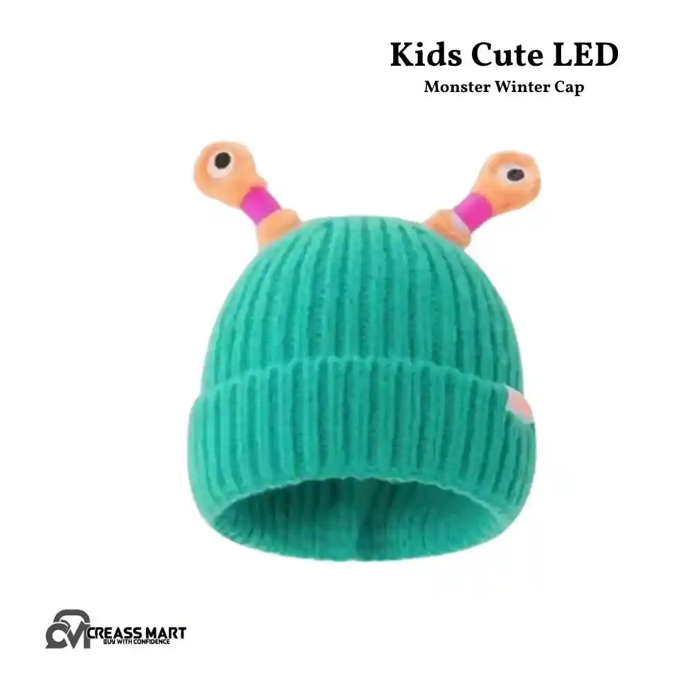 Kids Cute LED Monster Winter Cap