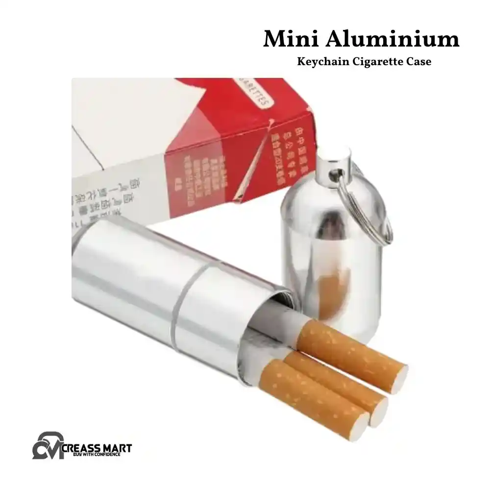 Mini Aluminium Keychain Cigarette Case