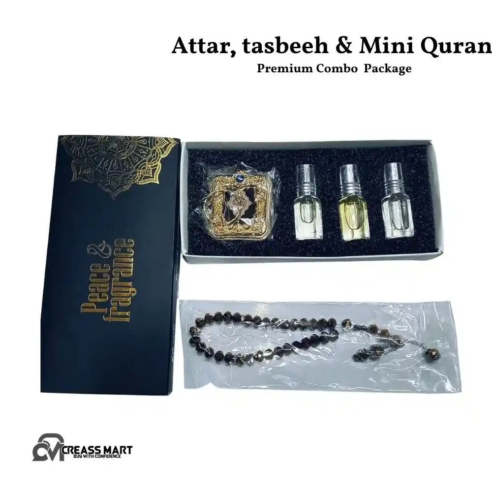 Premium Combo  Attar,Tajbee & Mini Quran Package