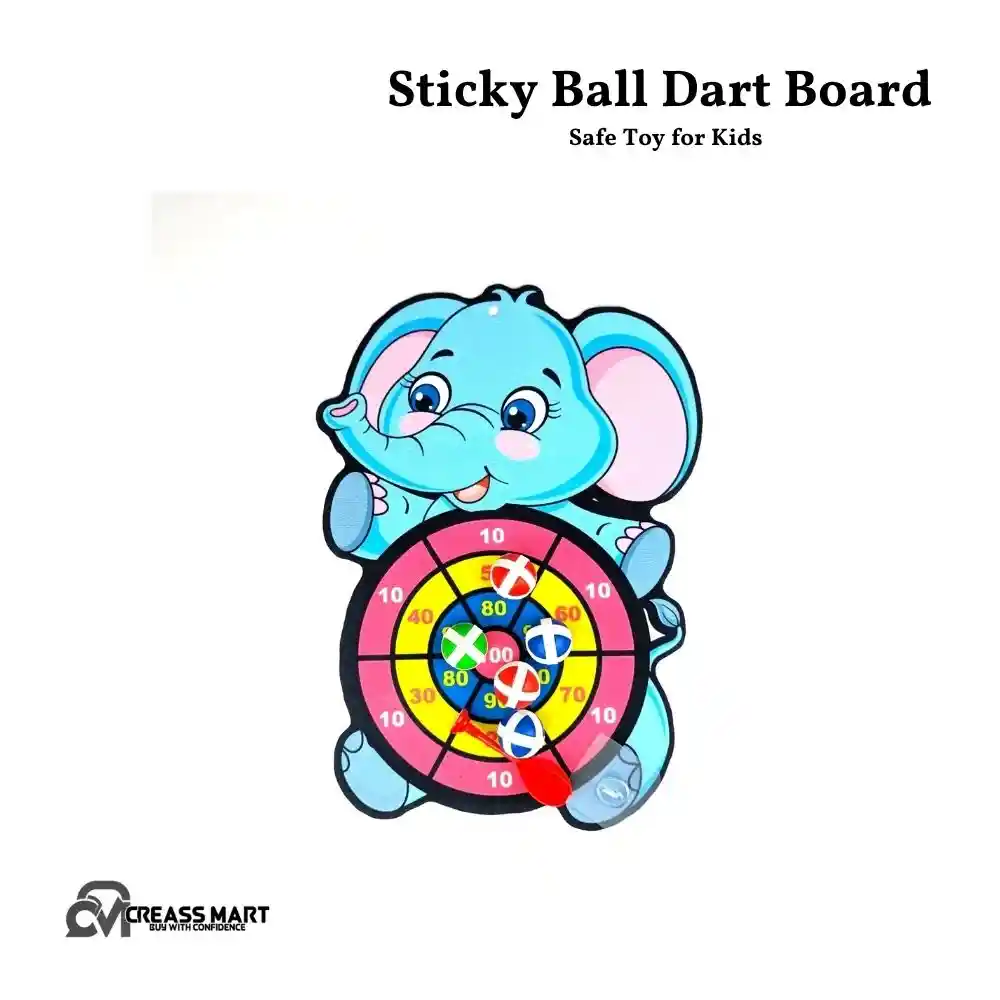Safe Sticky Ball Dart Board Toy for Kids