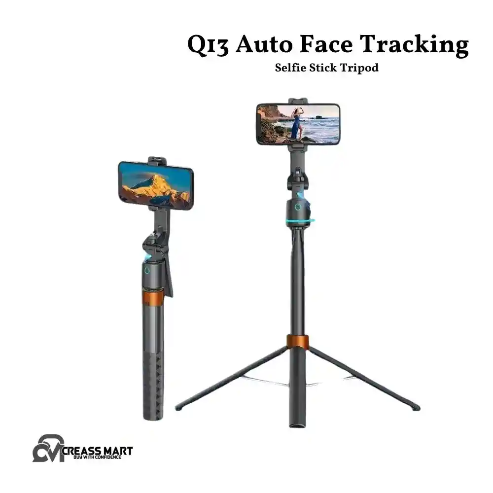 Q13 Auto Face Tracking Selfie Stick Tripod